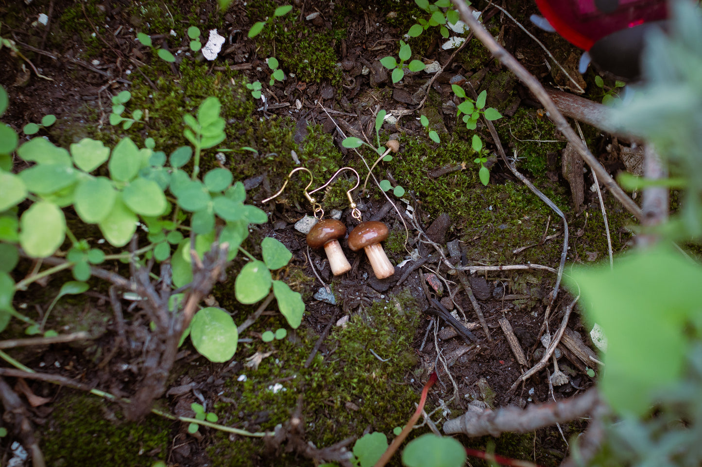 Champignon Mushroom Earrings