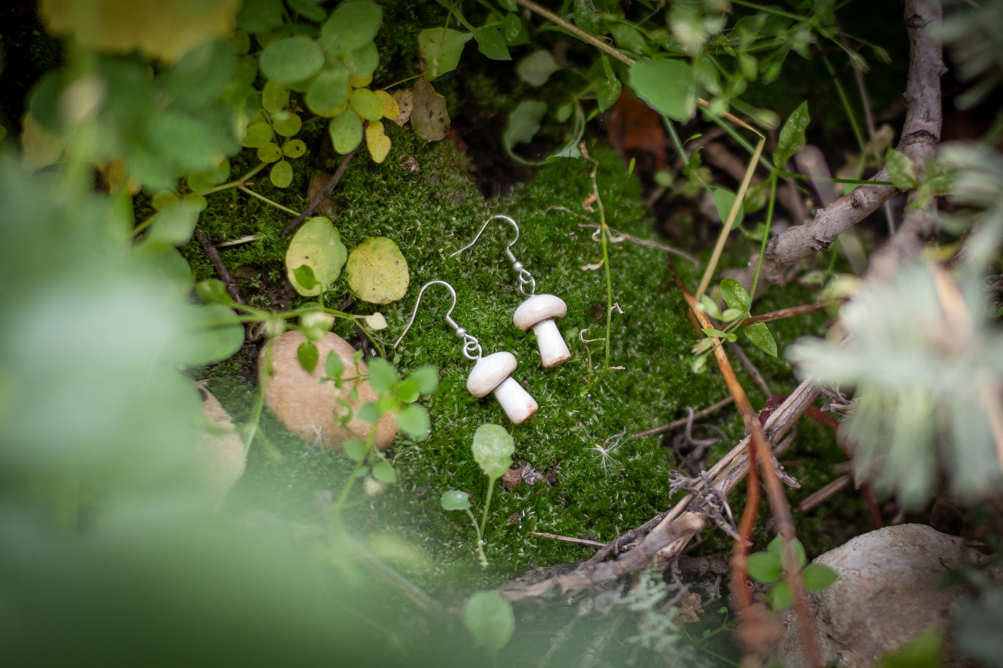 Champignon Mushroom Earrings