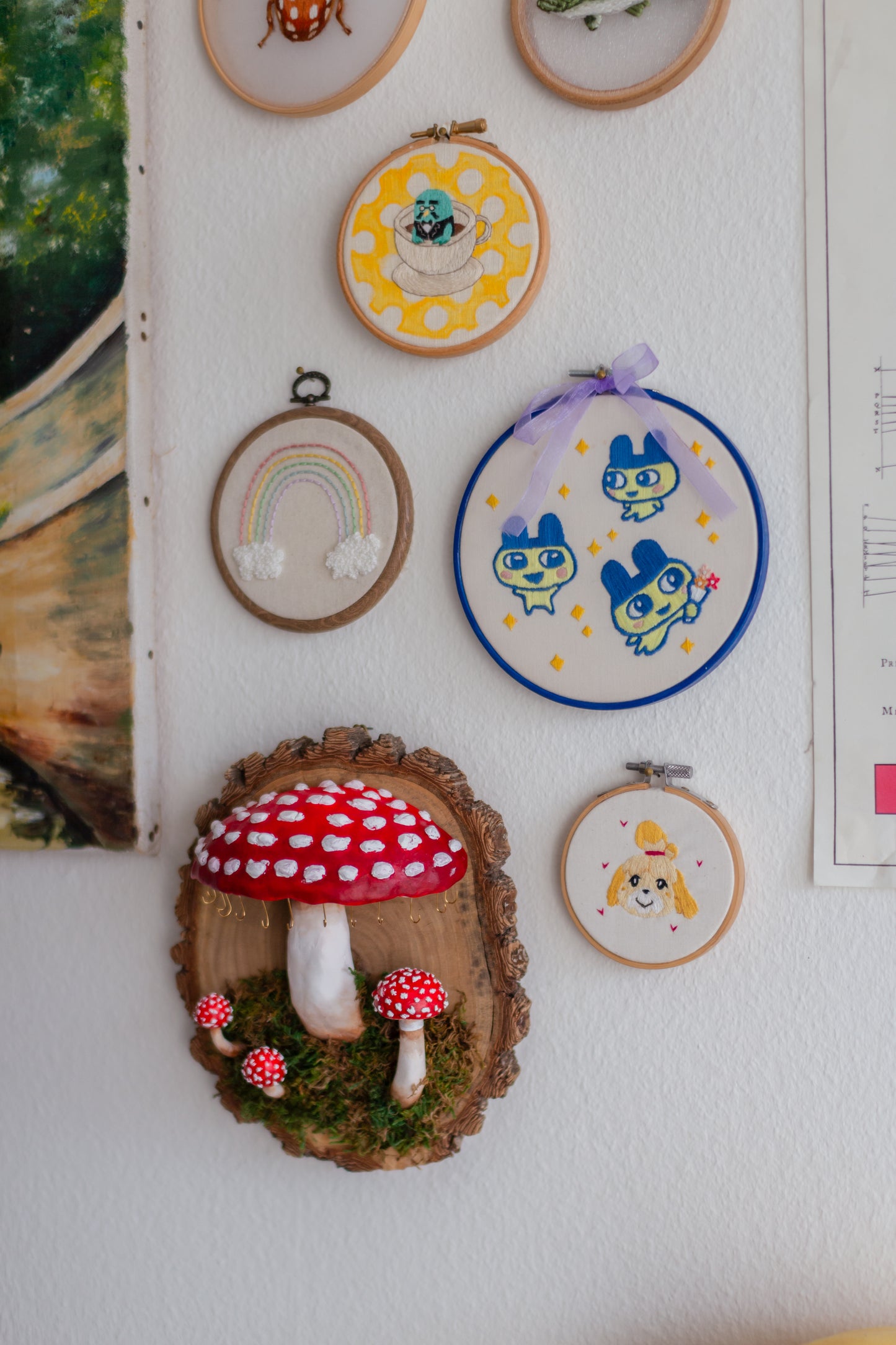 Mushroom Jewelry Holder