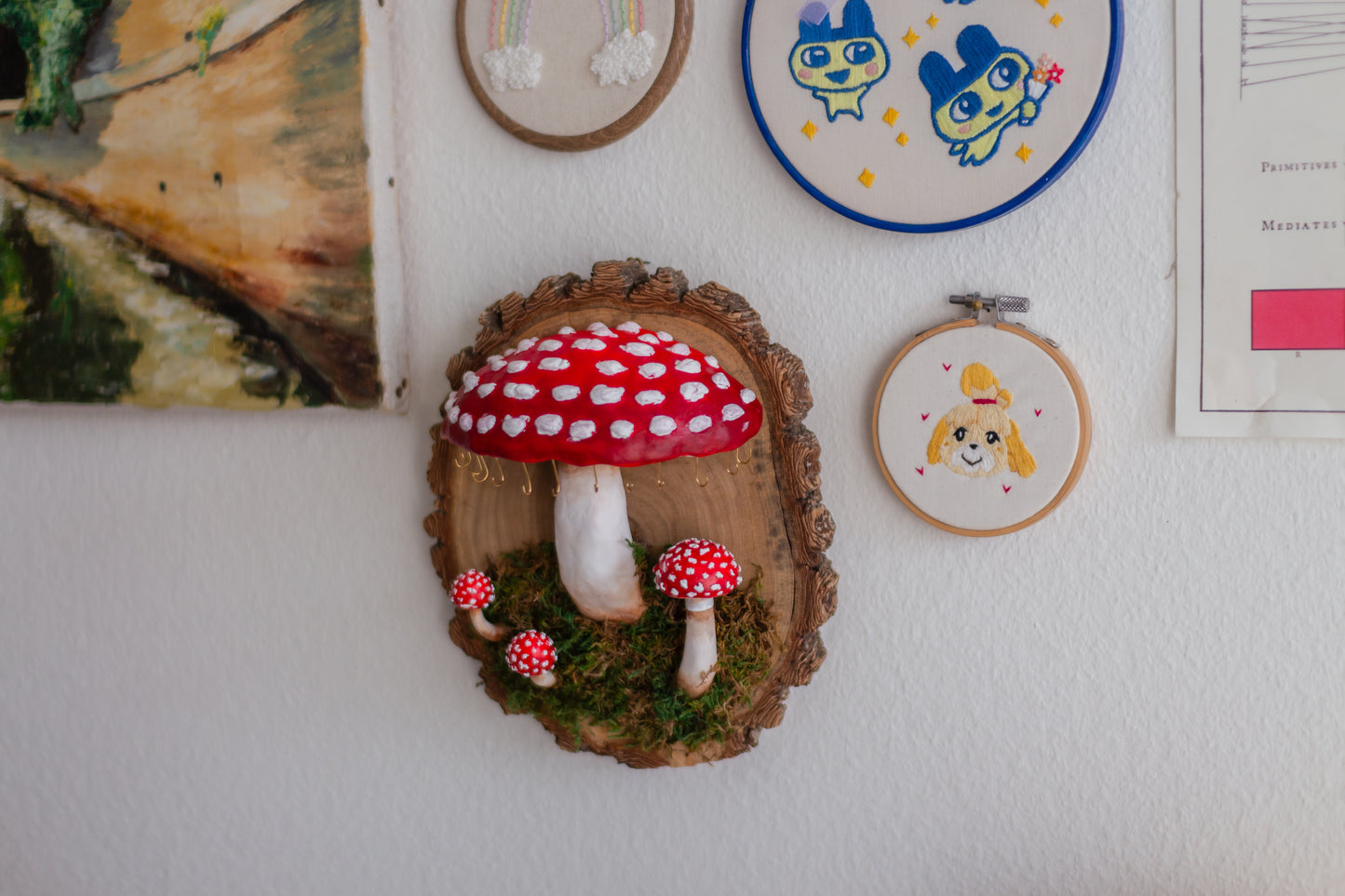 Mushroom Jewelry Holder