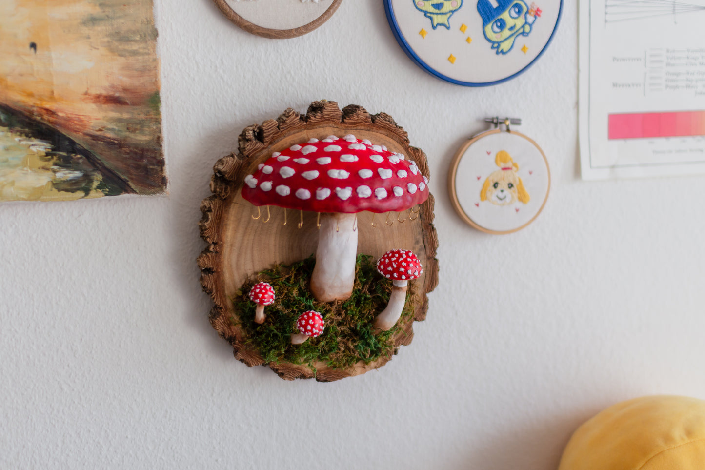 Mushroom Jewelry Holder