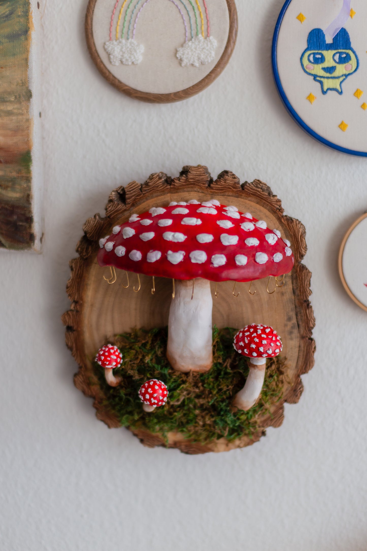 Mushroom Jewelry Holder