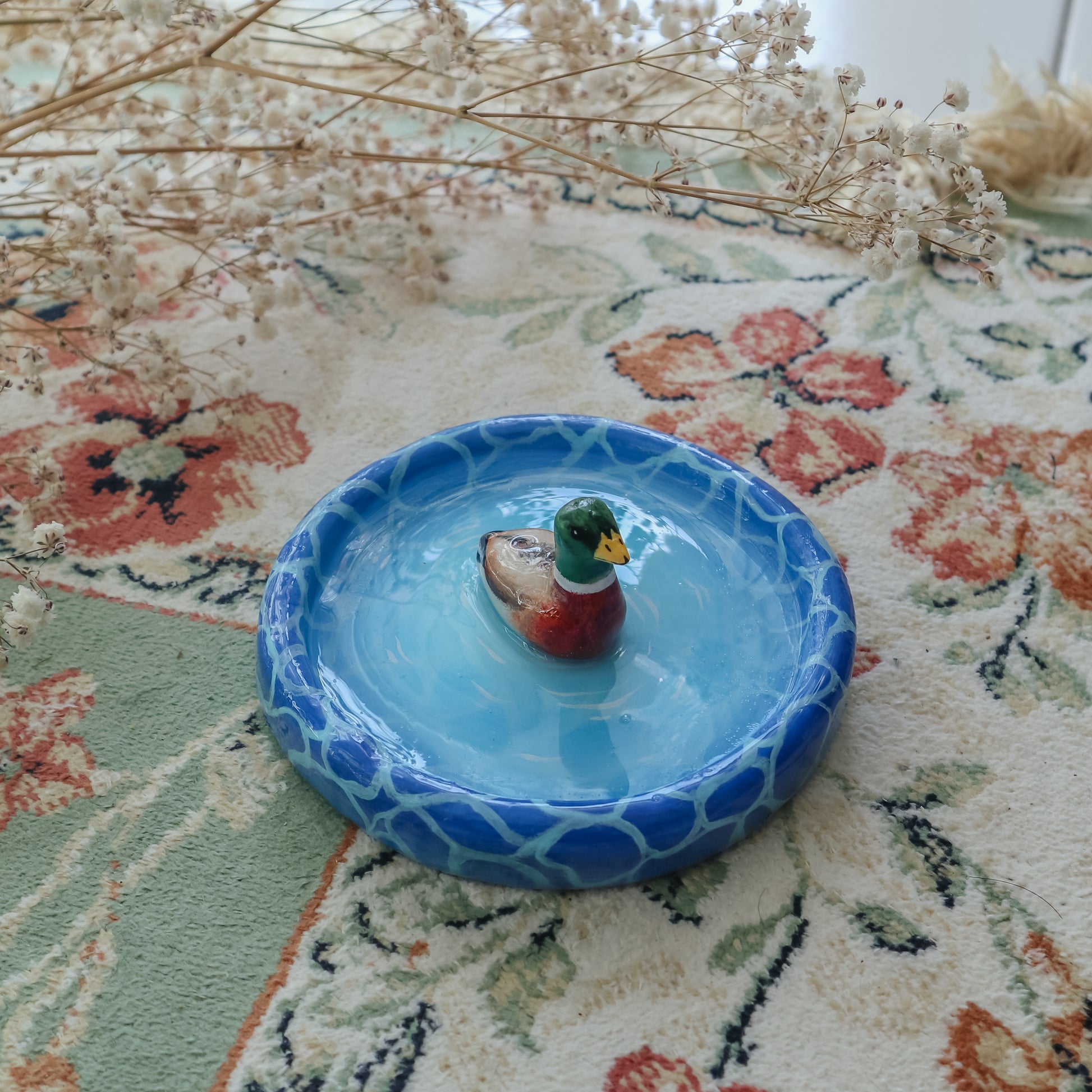 Ente auf Wasser Räucherstäbchenhalter 🦆
