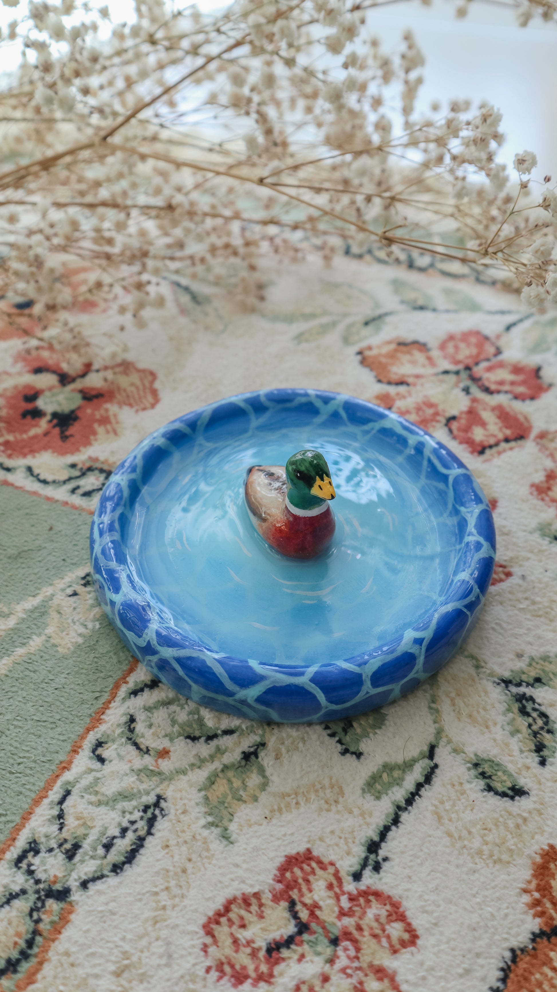 Ente auf Wasser Räucherstäbchenhalter 🦆