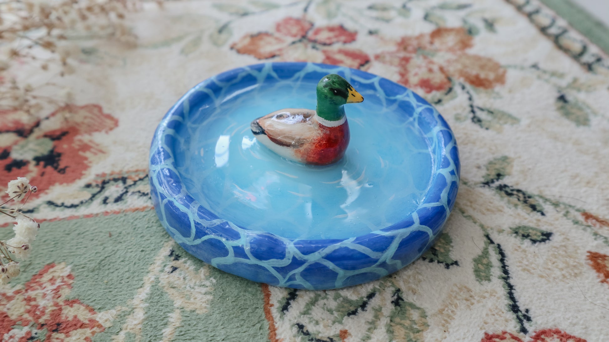 Ente auf Wasser Räucherstäbchenhalter 🦆