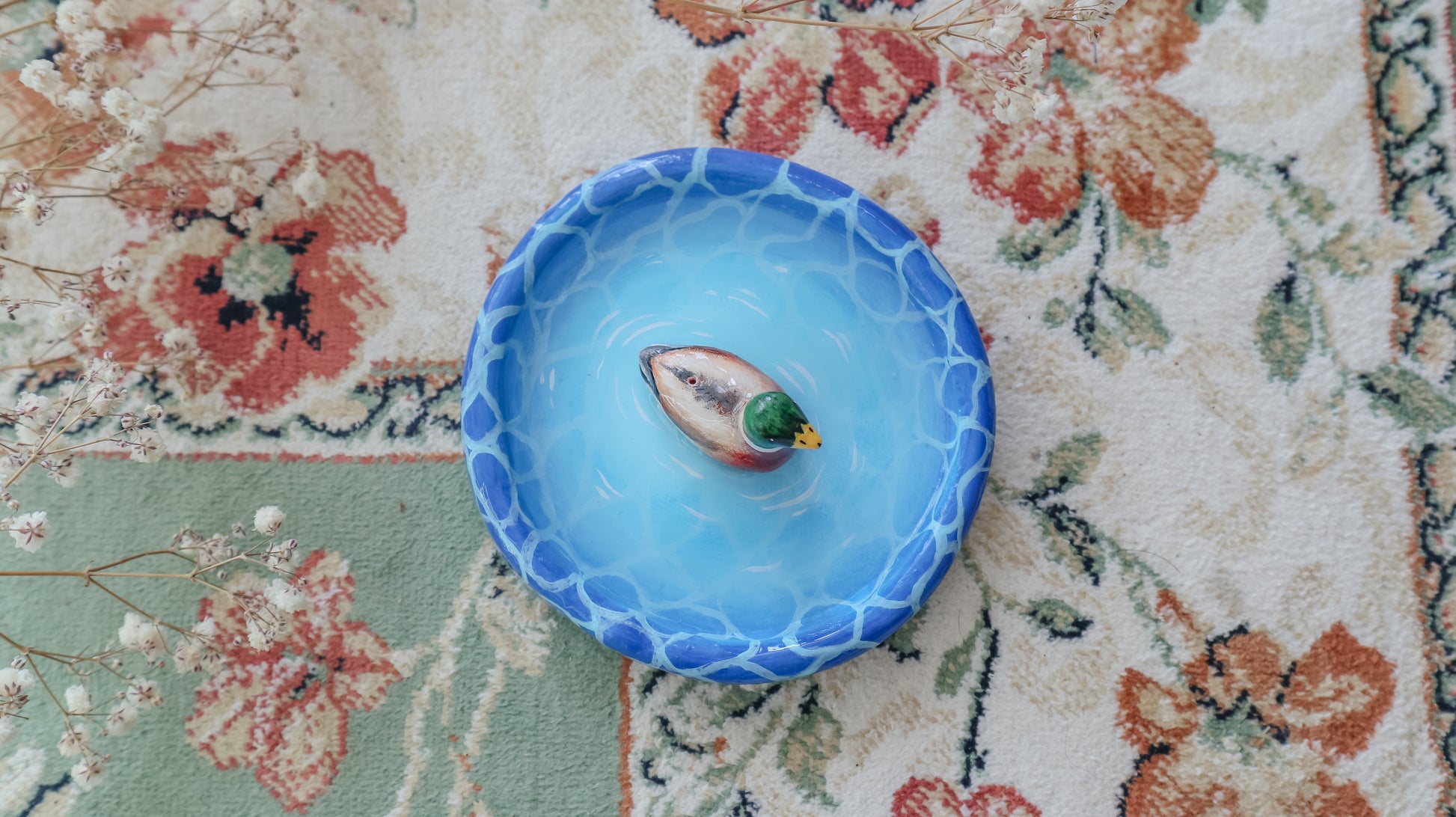 Ente auf Wasser Räucherstäbchenhalter 🦆