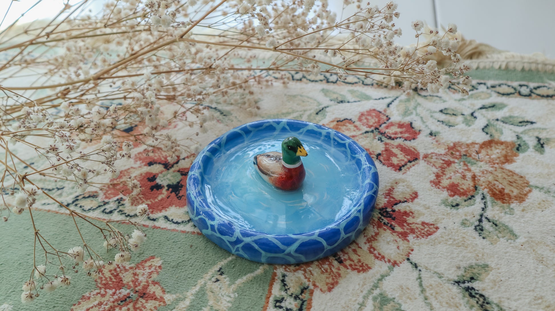 Ente auf Wasser Räucherstäbchenhalter 🦆