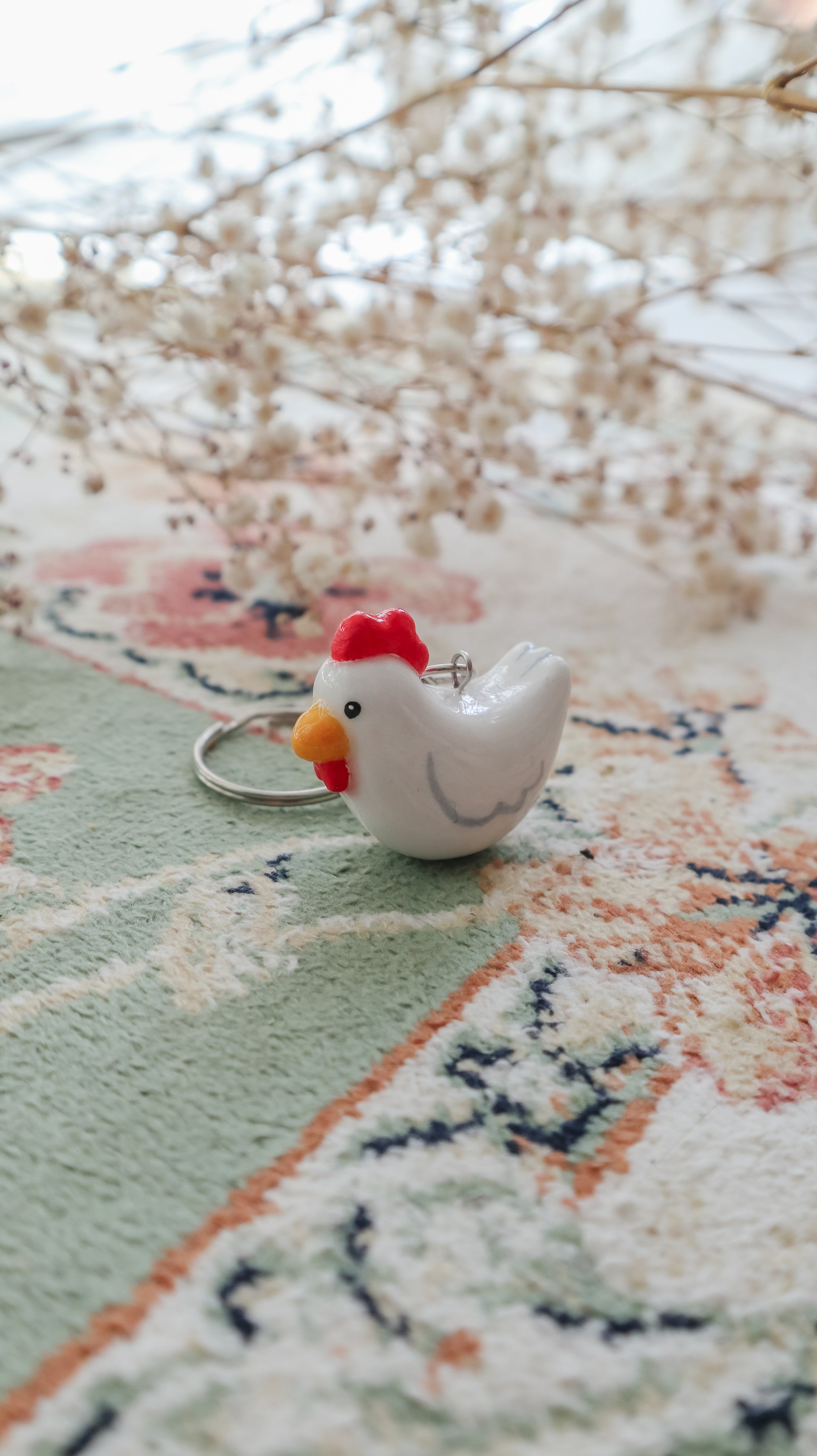 Süßer Hühner-Schlüsselanhänger 🐓