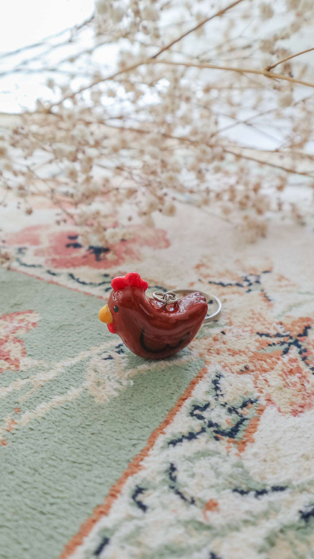 Süßer Hühner-Schlüsselanhänger 🐓