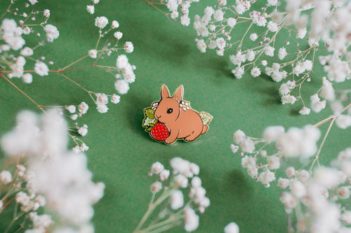 Baby Bunny Hard Enamel Pin 🐰