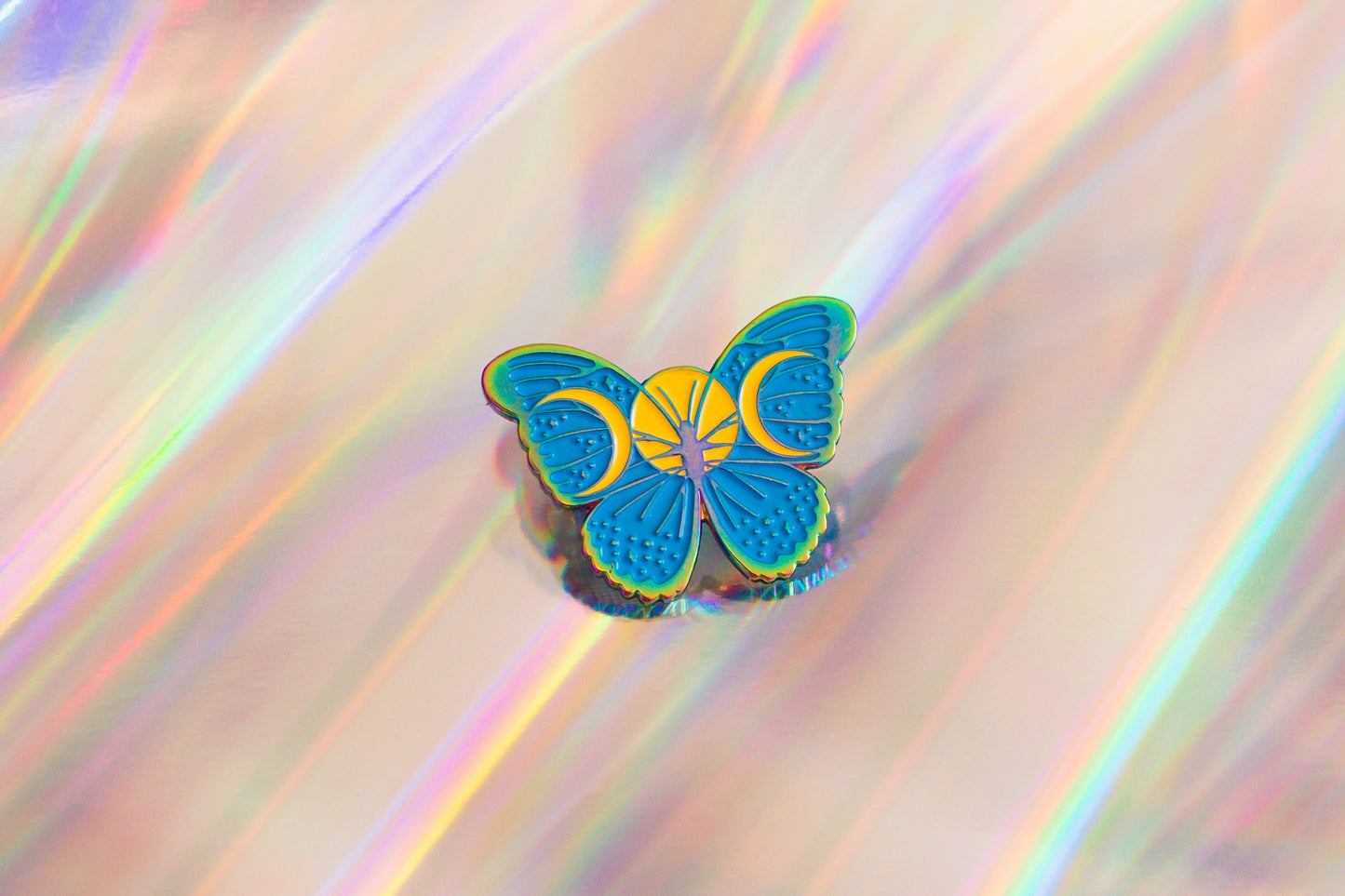 Moon Butterfly Soft Enamel Pin